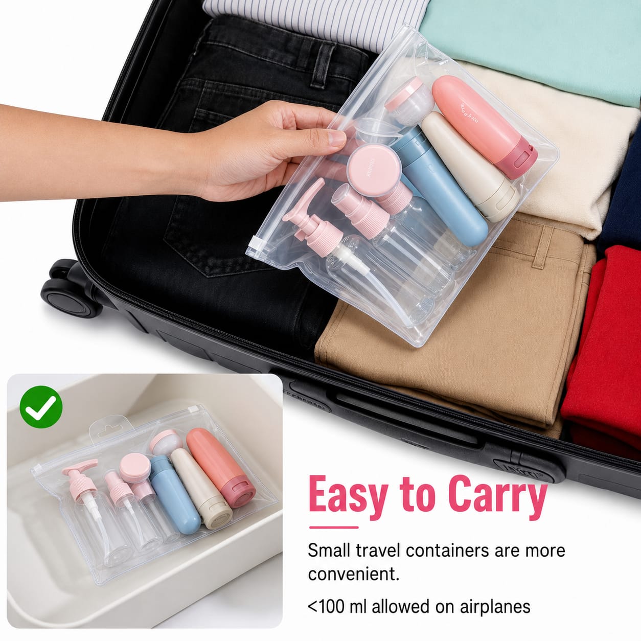 11 PCS Travel Bottle Set