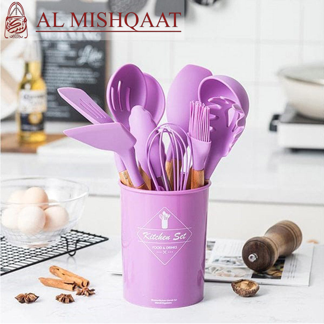 12pcs silicone utensils set kitchen accessories