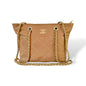 Elegant High-End Long Gold Chain Shoulder Bags Beige hand/ shoulder bags