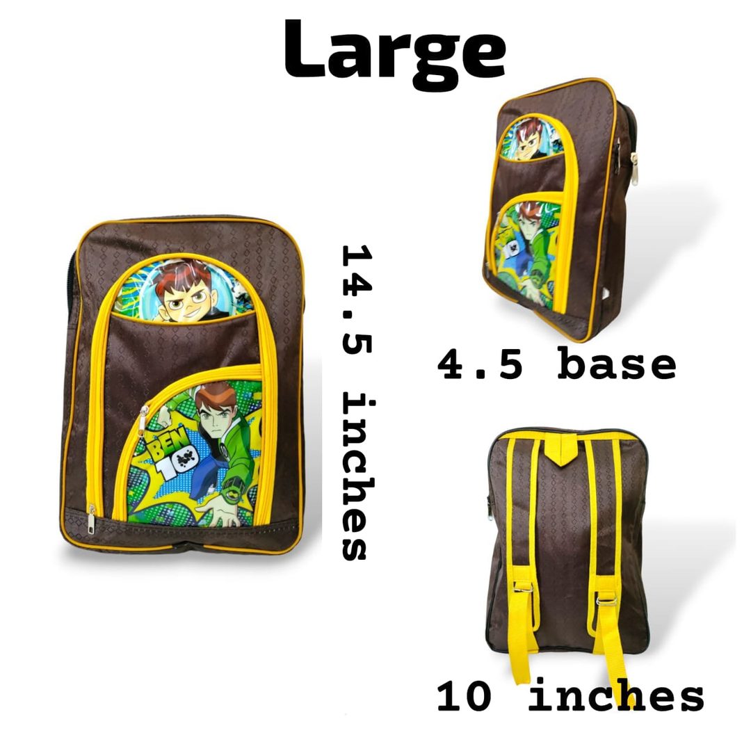 Ben10 cartoon backpack Large 14.5 inches kids backpacks
