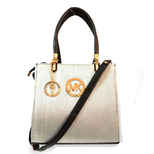 MK branded hand / shoulder bag Silver hand/shoulder bags