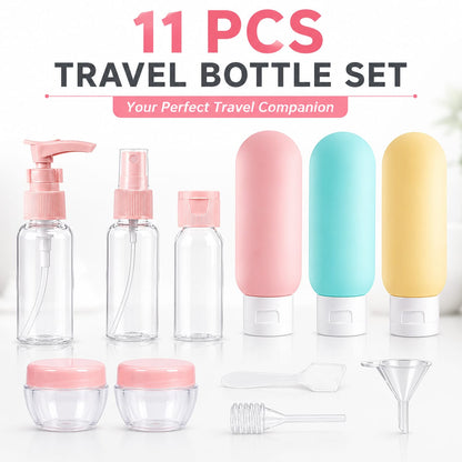 11 PCS Travel Bottle Set