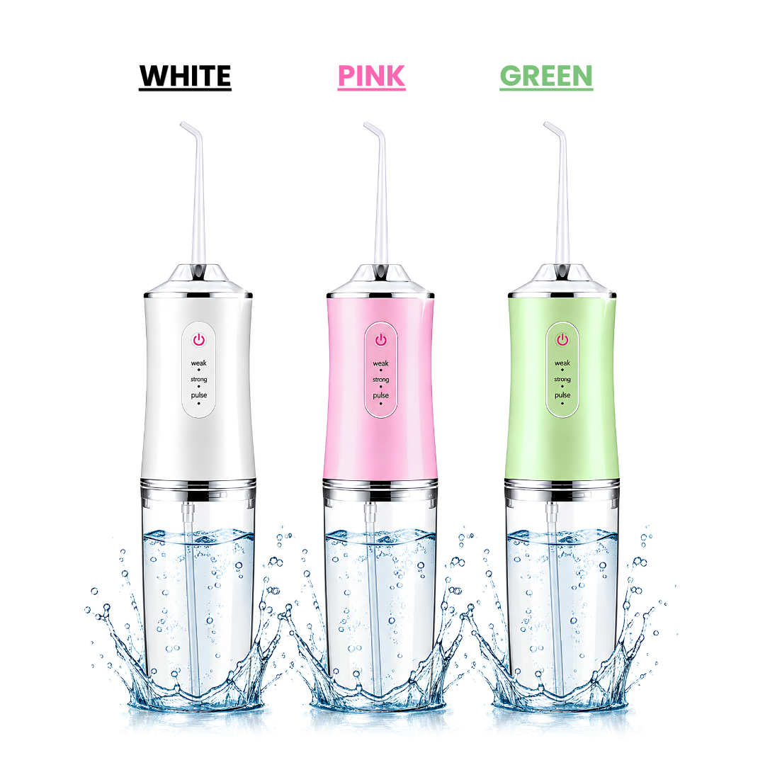 Oral irrigator water flosser for teeth and gums
Dental water flosser for braces
Portable water flosser device
