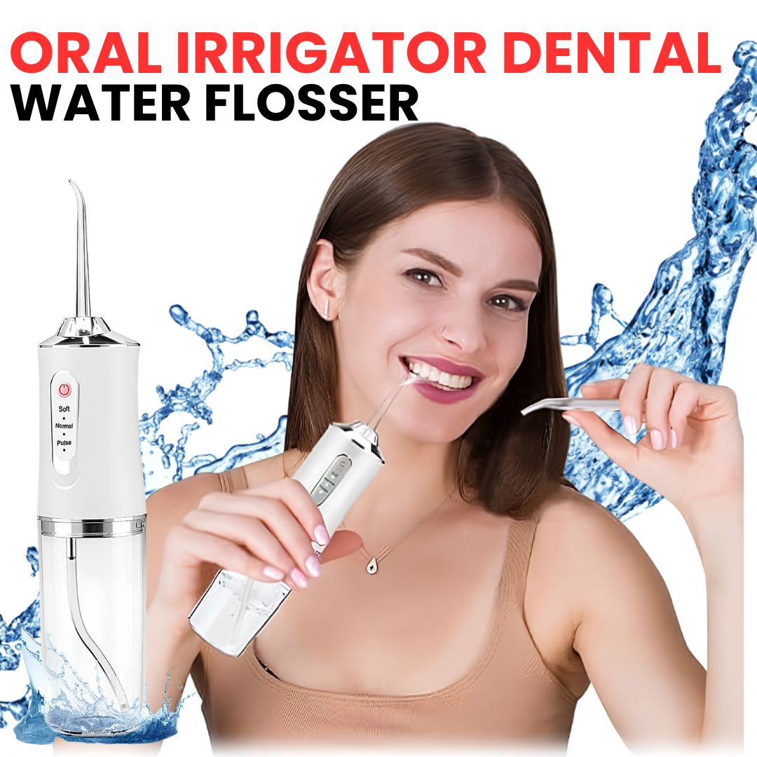 Oral irrigator water flosser for teeth and gums
Dental water flosser for braces
Portable water flosser device