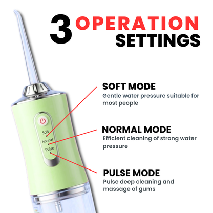 Oral irrigator water flosser for teeth and gums
Dental water flosser for braces
Portable water flosser device