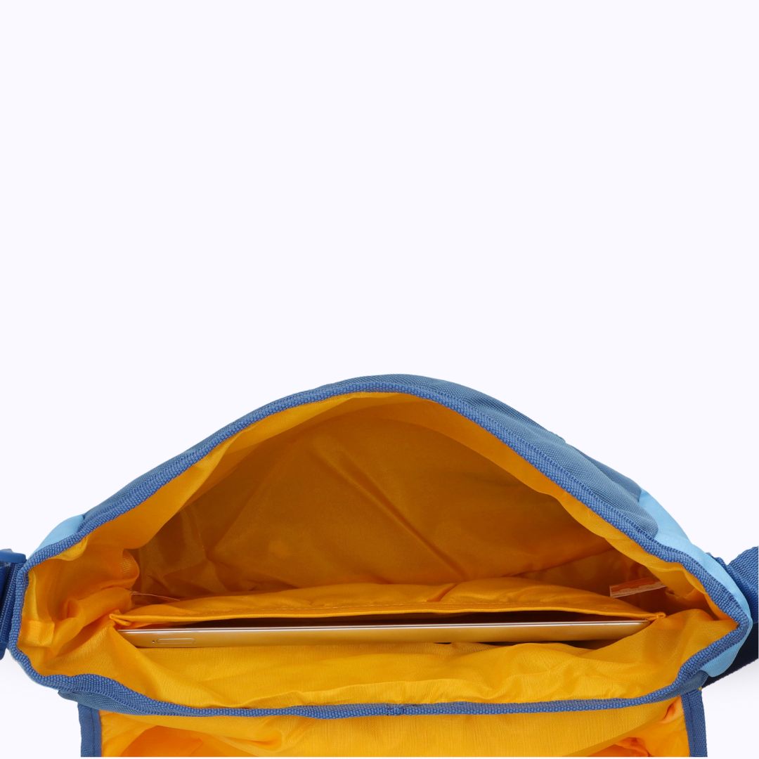 Minion Messenger bags - blue & yellow Banana