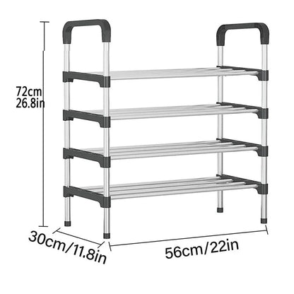 4 layer shoe rack Silver home accessories
