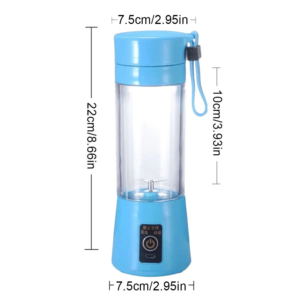 380ml Portable juicer blender Blue kitchen accessories