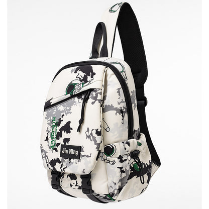 White astronaut sling bag / kids sling bag white bag Kids Astronaut Sling Backpack



