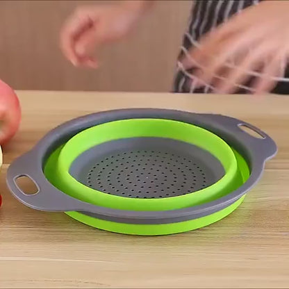 Small Silicone foldable strainer