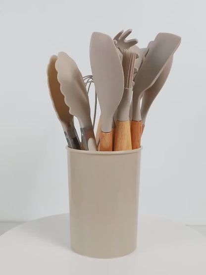 Kitchen 12pcs silicone utensils set