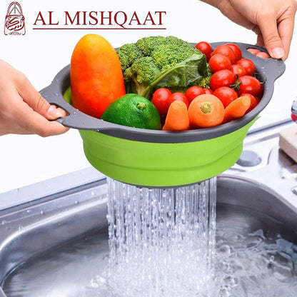 Small Silicone foldable strainer adjustable