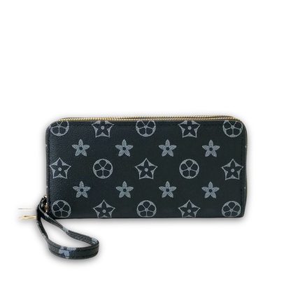 Classic Vintage Double Zipper Multi-Pocket Purses
